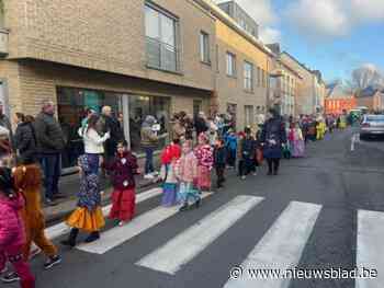 Kinderen geven carnavalsstoet kleur