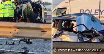 Man died after car 'lost control' and crossed A13 into oncoming traffic
