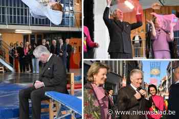 Koningspaar steelt de show tijdens bezoek aan circusschool: “Ik moet ook vaak jongleren op hoog niveau”