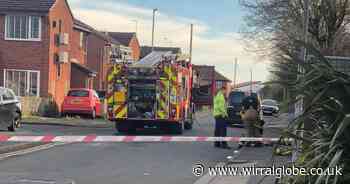 Cordon in place as firefighters tackle blaze in Seacombe