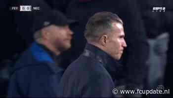 Frustraties zitten hoog bij Van Persie na Feyenoord - NEC, opvallend moment met Meijer benoemd