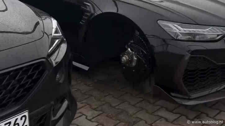 Dieven jatten voor een vermogen aan RS6-velgen en -remmen