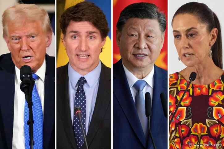 US tariffs take effect and Mexico, Canada and China retaliate with their own tariffs on the US