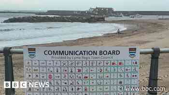 Communication boards to help non-verbal visitors