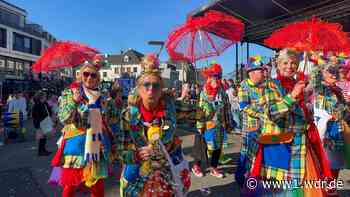 Halt Pohl beim Veilchendienstagszug in Mönchengladbach