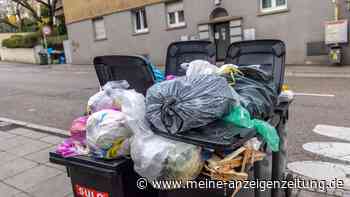 Warnstreik legt Stadt lahm – Keine Müllabfuhr und geschlossene Sparkassen