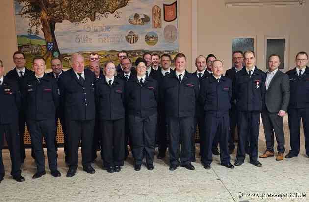 FW-AR: Basislöschzug 4 aufgelöst - Hauptdienstbesprechung abgehalten