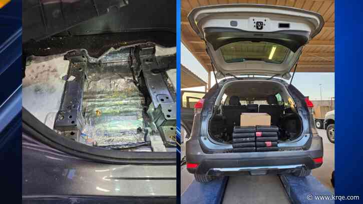 Cocaine bundles found hidden in SUV floorboard at Presidio Port of Entry