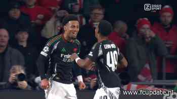 Horrorscenario voltrekt zich in Eindhoven: Arsenal binnen kortste keren op 0-3, mede door Timber