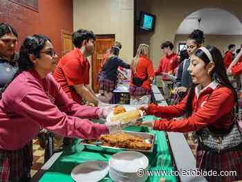 Central Catholic High School's annual Fat Tuesday food fair is a hit with students