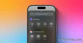 Control Center adds new AI and Siri controls in iOS 18.4 beta 2