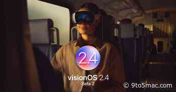 visionOS 2.4 beta 2 released, plus tvOS 18.4 and more
