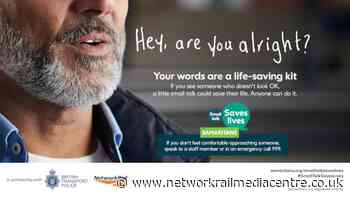 ?Your words are a life-saving kit? says Network Rail and Samaritans