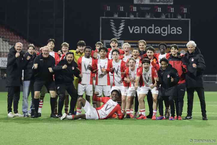 FC Emmen O17 wint in extremis van FC Groningen O17