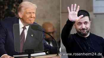 Trump-Rede vor dem US-Kongress: Selenskyj zu Verhandlungen mit Russland bereit – Spott für Afrika