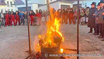 Fasnets-Fazit in Vollmaringen: Klefenzia Fasnet geht in  Flammen auf