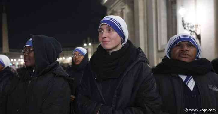 Pope resting after sleeping through the night with ventilation mask 