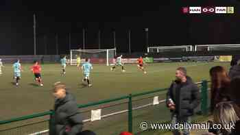 Son of Arsenal legend scores INSANE goal in non-league football as proud father shares six-word response to incredible effort