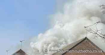 Emergency services attend 'major' house fire in Poole