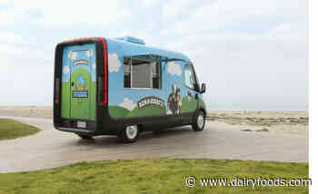 Ben & Jerry's unveils Rivian electric "scoop trucks"