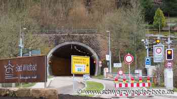 Ersatzteil da und eingebaut: Meisterntunnel in Bad Wildbad öffnet wieder