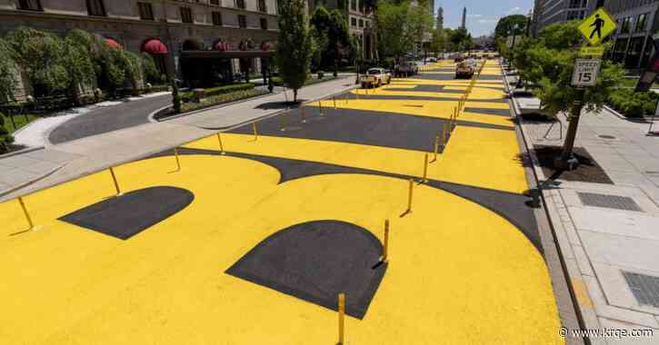 'Black Lives Matter' painting to be removed from street near White House, mayor says