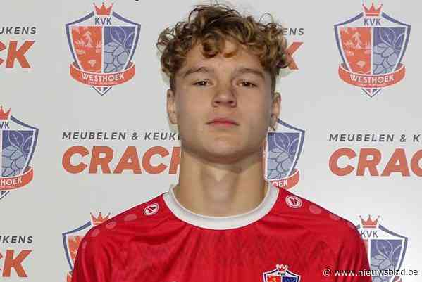 Jonge verdediger Brice Cauliez (17) was het lichtpunt in de duisternis bij KVK Westhoek: “Maar ik moet nog sneller durven spelen”