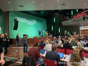 Cem Özdemir in Biberach beim 27. Politischen Aschermittwoch der Grünen: „Wir leben in unsicheren und schwierigen Zeiten – aber wir packen das“