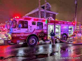 Fire heavily damages apparent squatters' site on Bronson Avenue