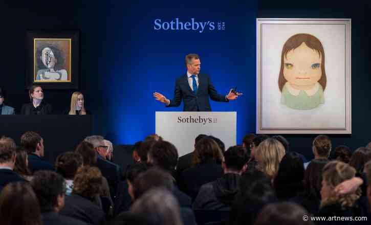 Sotheby’s Successful Modern and Contemporary Evening Sale in London Nets $78.6 M., Shows Green Shoots for Art Market
