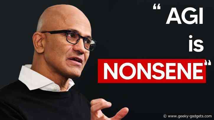 Microsoft CEO’s Questions the Relevance of Artificial General Intelligence (AGI)