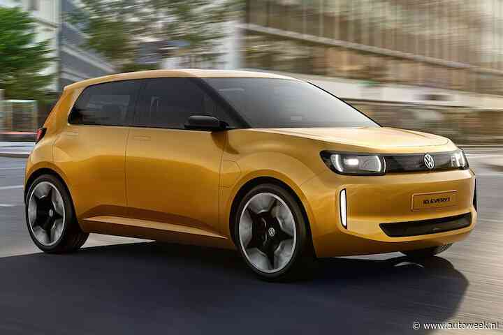 Volkswagen ID.Every1 blikt vooruit op goedkoopste elektrische Volkswagen