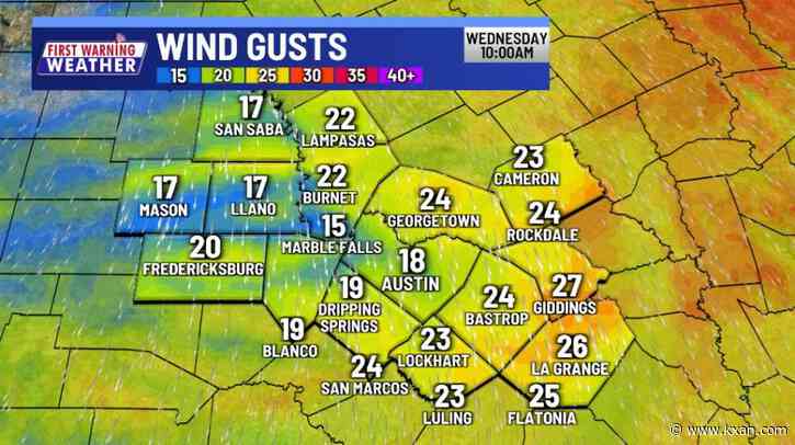 Breezy days through the end of the week as temps rise