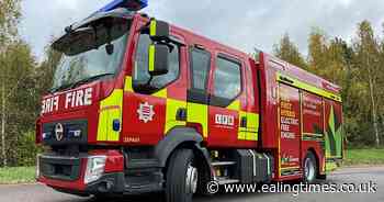 Fire crews  called to blazes in Northolt and Greenford