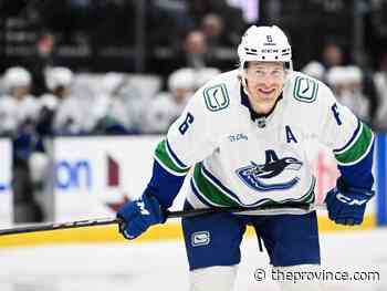 Canucks: Brock Boeser has always played for the crest