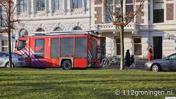 Brandweer assiseert bij Ubbo Emmiussingel