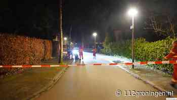 Brandweer rukt uit voor gaslucht aan de Quintuslaan in Groningen