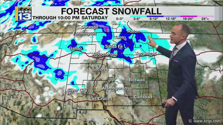 Windy Thursday then rain and snow moves into the state Friday and Saturday