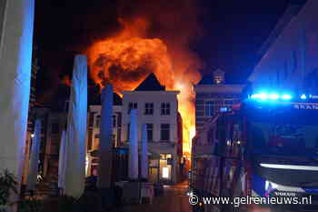 Opnieuw zeer grote brand in Arnhemse binnenstad
