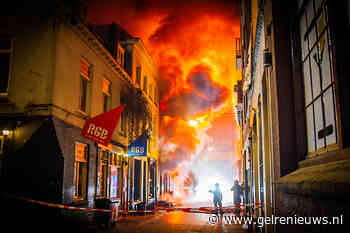Grote brand in de binnenstad van Arnhem