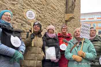 „Omas gegen Rechts“ sprechen von Einschüchterungsversuch