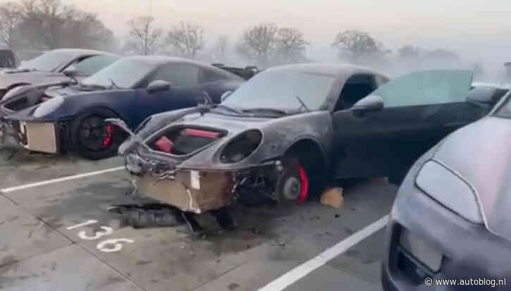Dieven strippen Porsches bij Porsche Centrum Brabant