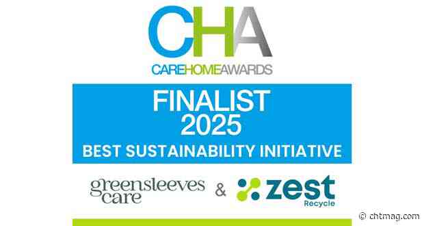 Zest Recycle and Greensleeves Care named finalists at Care Home Awards