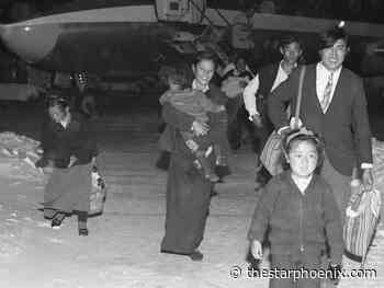 Tibetan refugees arrive in Saskatoon in 1972