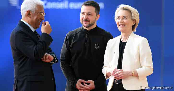 LIVE oorlog Oekraïne | Zelensky bedankt Europese Unie voor ‘sterk signaal’ op EU-top, Von der Leyen spreekt van ‘beslissend moment’