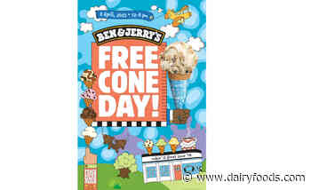 Ben & Jerry's Free Cone Day returns April 8