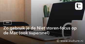 Zo gebruik je de Niet storen-focus op de Mac (ook supersnel)