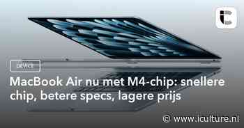 MacBook Air nu met M4-chip: snellere chip, betere specs, lagere prijs