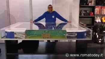 Il Subbuteo sbarca all'Olimpico con uno stadio in miniatura