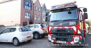 Fire at Gateshead home as emergency services descend on property in Old Fold